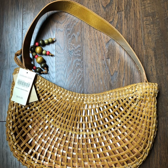 Coldwater Creek woven charm hobo purse NWT - Picture 4 of 7